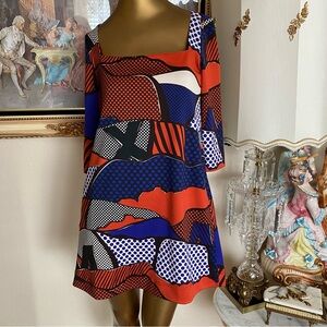 Miss Sixty Collection Pop Art Shift Dress